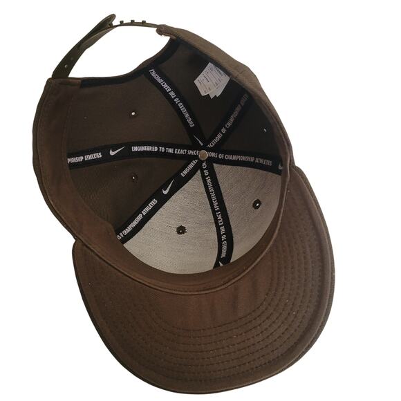 Nike  Hat Men Green Khaki Know Originate Battle & Elevate Snapback Cap - Picture 8 of 9